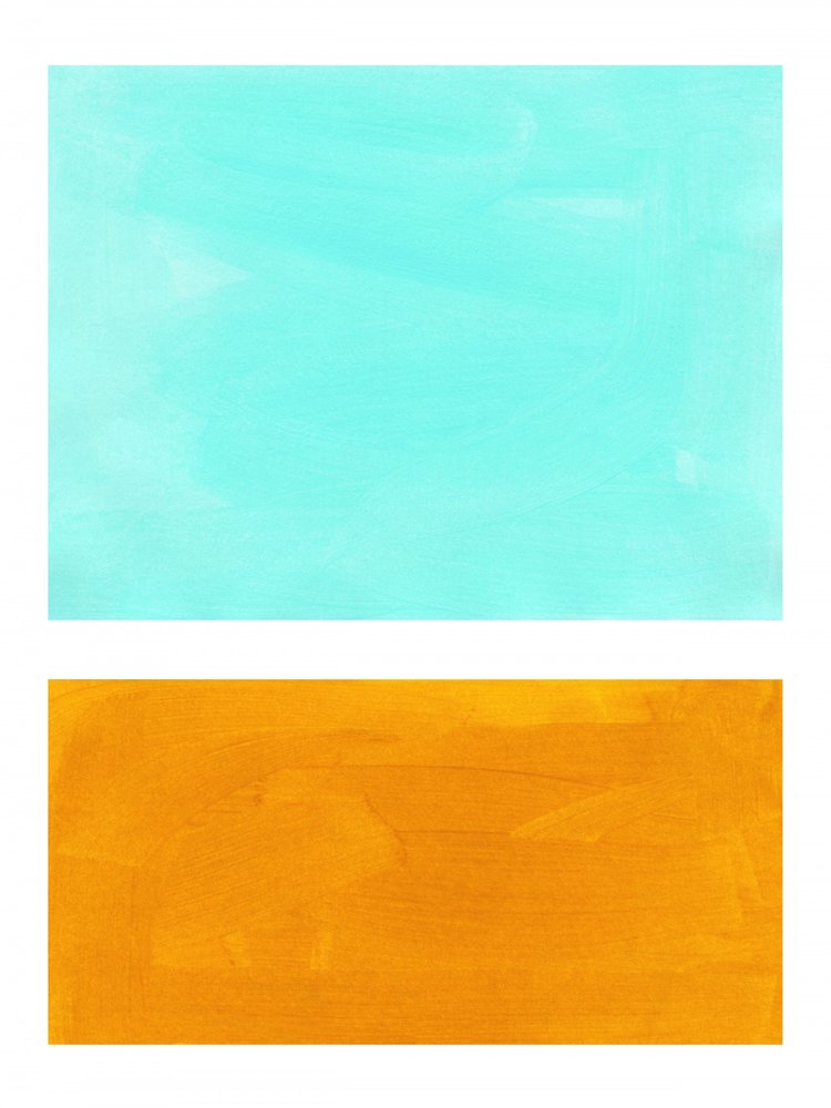 Aqua Orange Textuur door Ejaaz Haniff