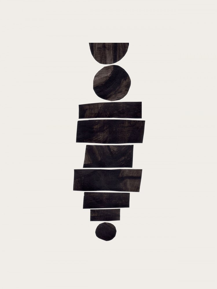 Evenwichtige abstracte vormen door Ejaaz Haniff