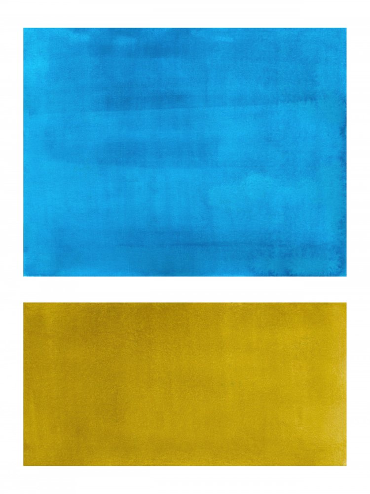 Blue Gold Horizon door Ejaaz Haniff