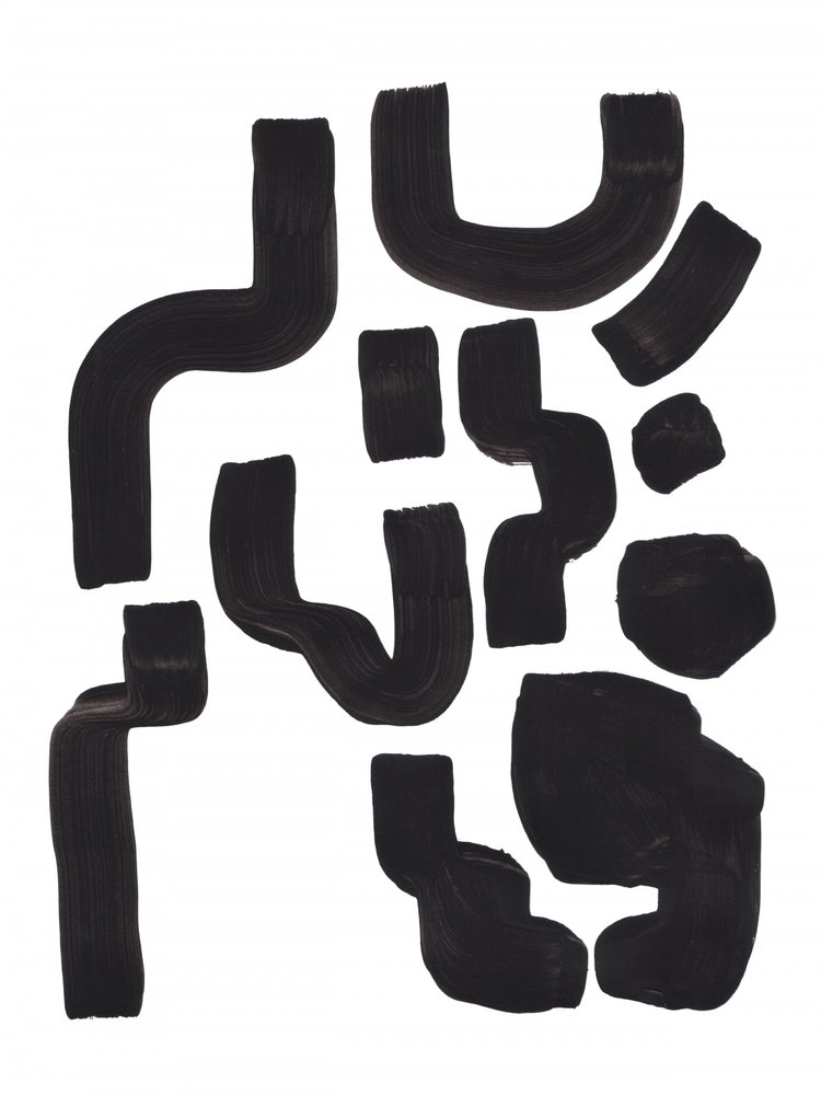 Gedurfde abstracte penseelstreken door Ejaaz Haniff
