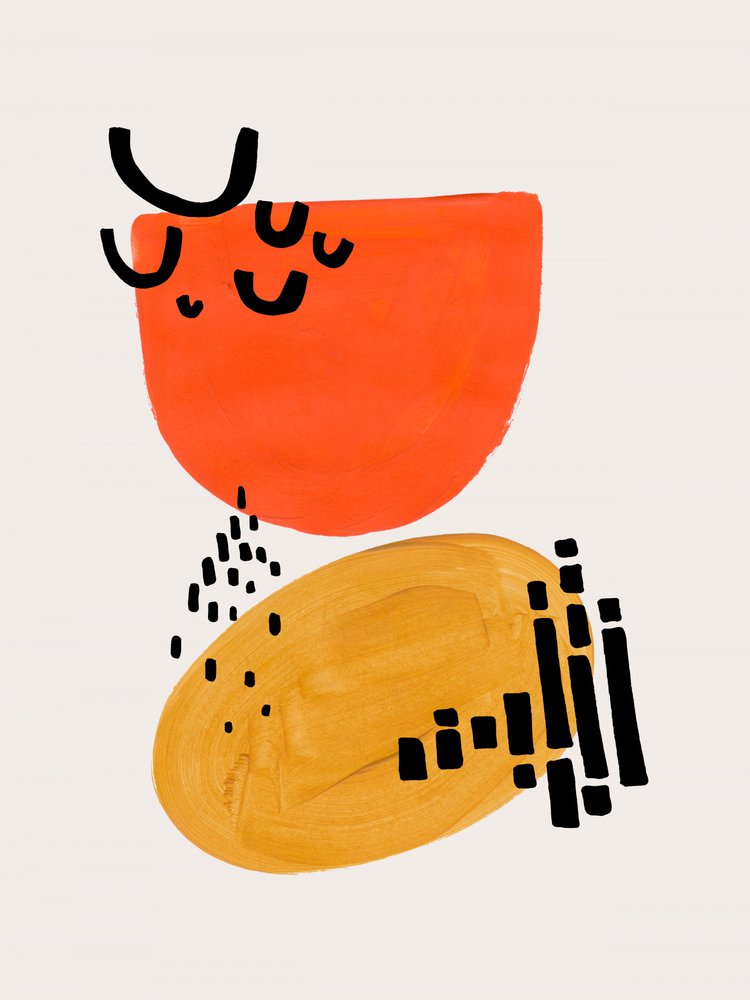 Opvallende, moderne, abstracte vormen door Ejaaz Haniff