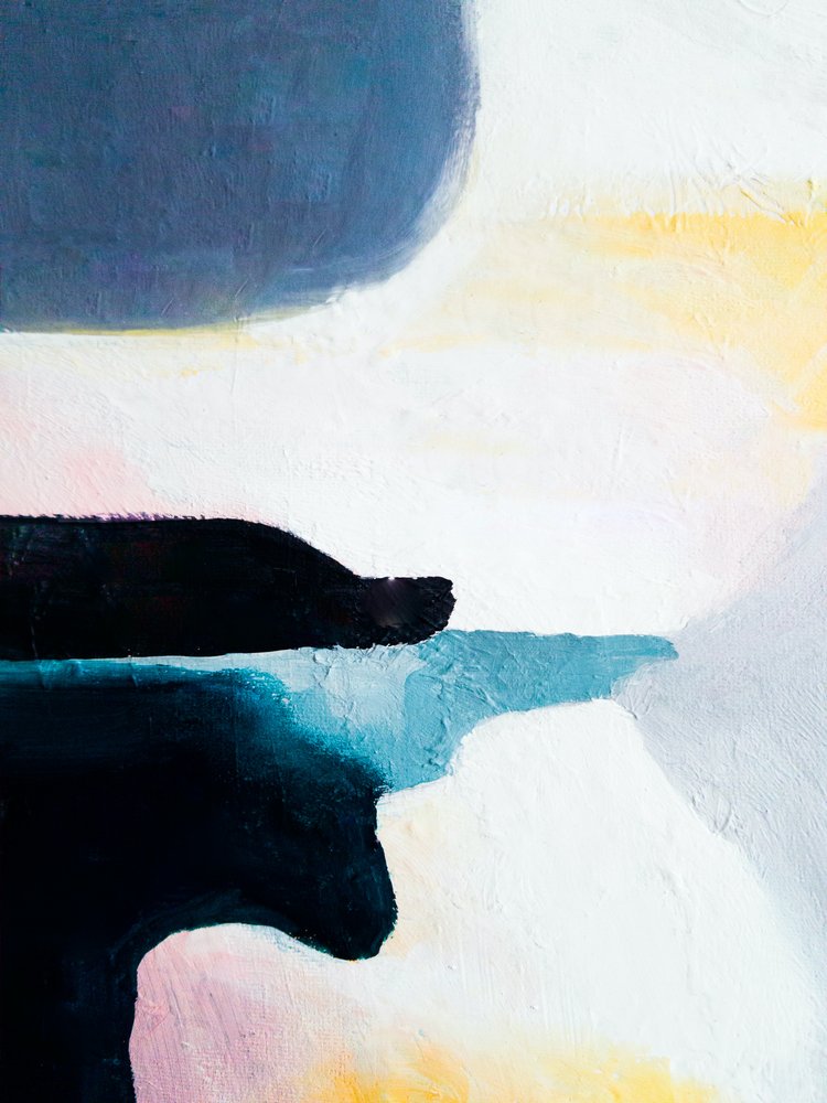 Vloeiende, abstracte kleuren door Ejaaz Haniff