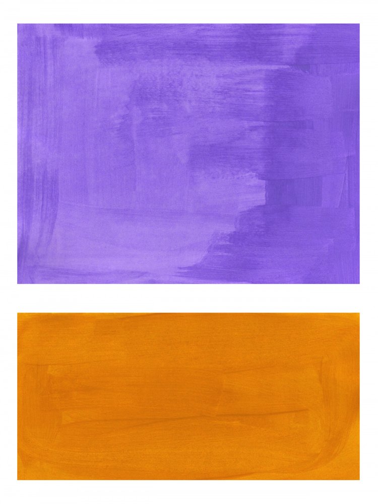 Paars-oranje abstracte textuur door Ejaaz Haniff