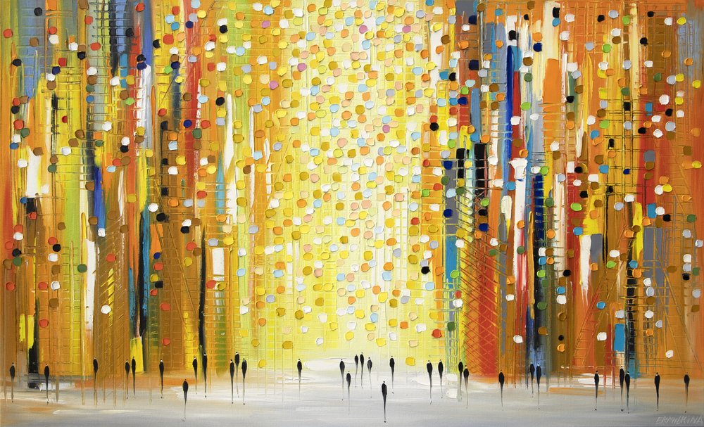 Abstract City Walk door Ekaterina Ermilkina
