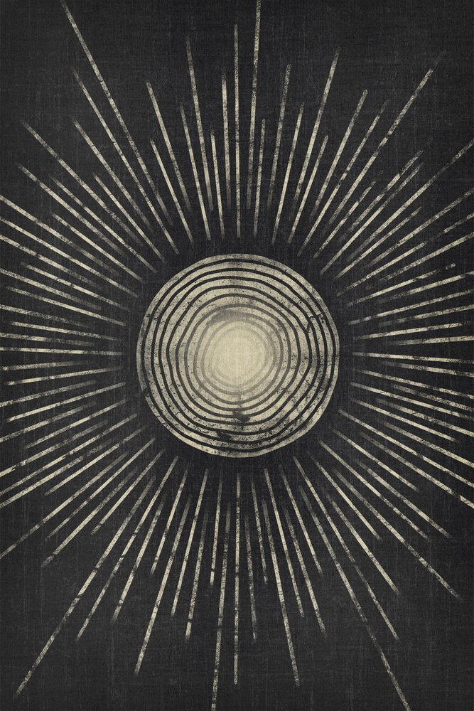 Vintage Sunburst-stralen door Ema Paraschiv