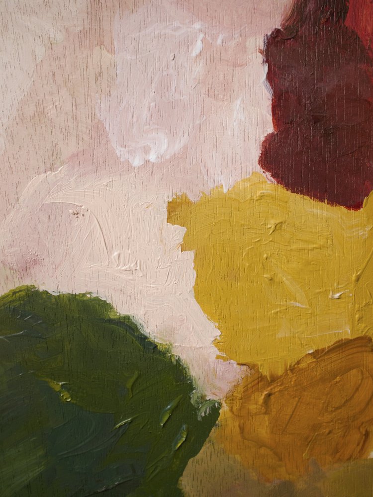 Abstracte kleurharmonie door Emily Tingey