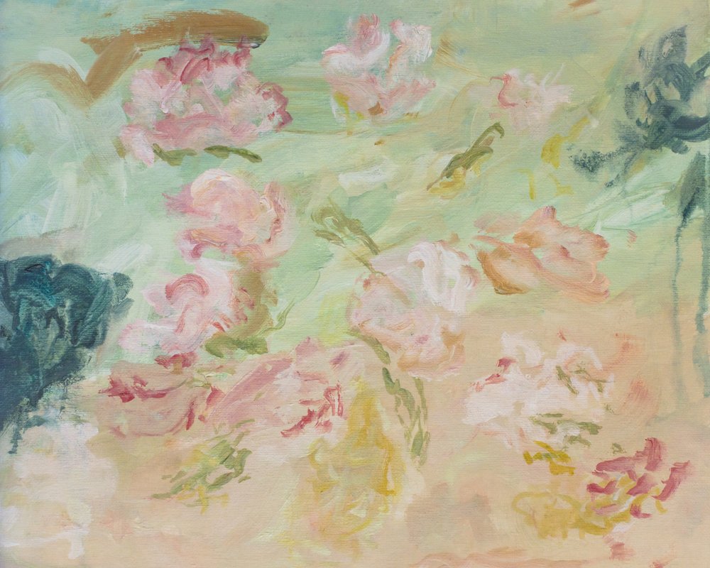 Zachtroze bloesems door Emily Tingey