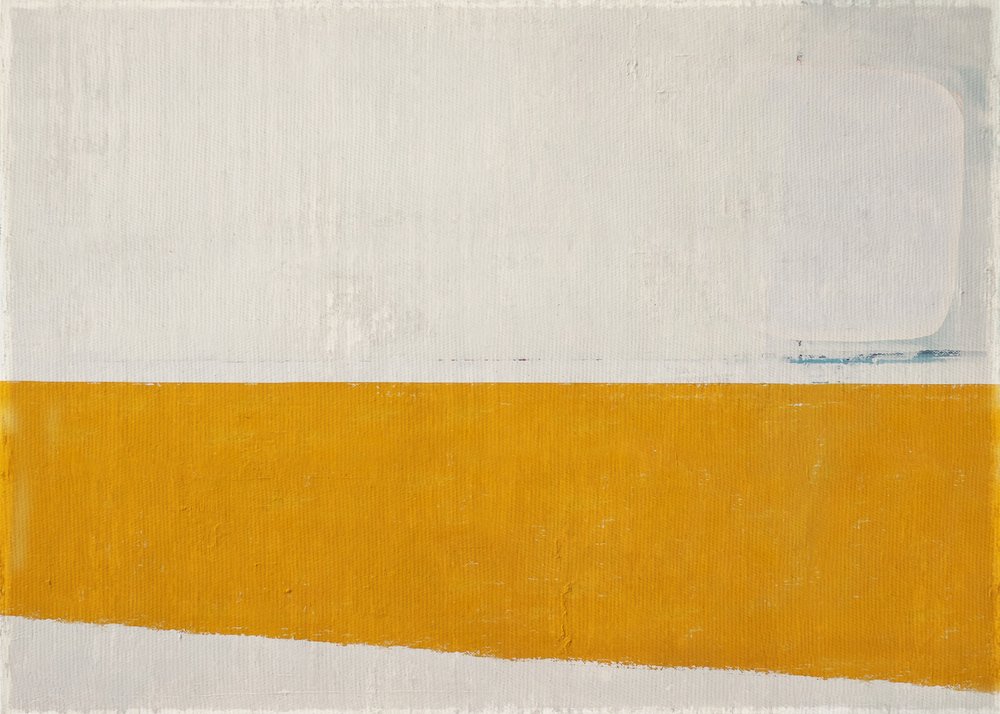 Minimalistische gele horizon door Fernando Vieira