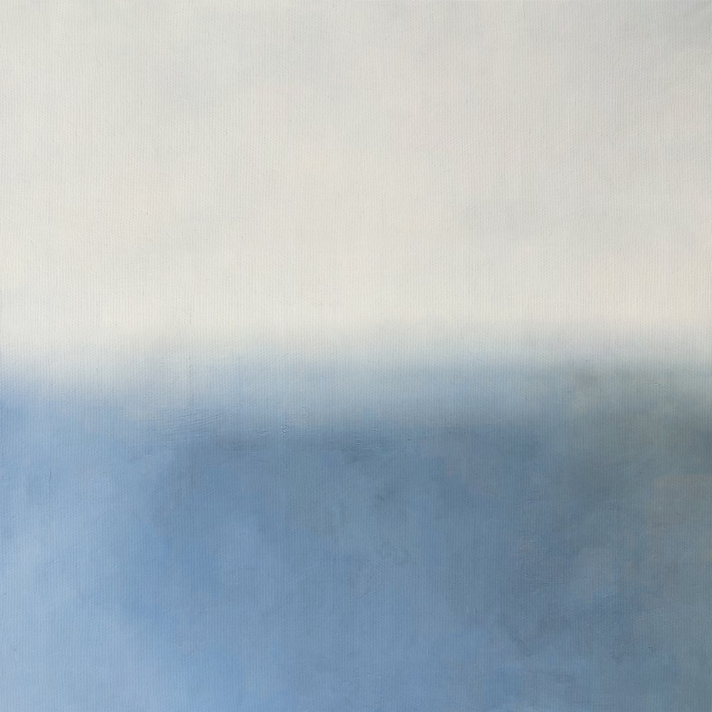 Mistige blauwe horizon door Fernando Vieira