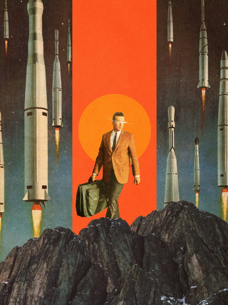 Het vertrek door Frank Moth