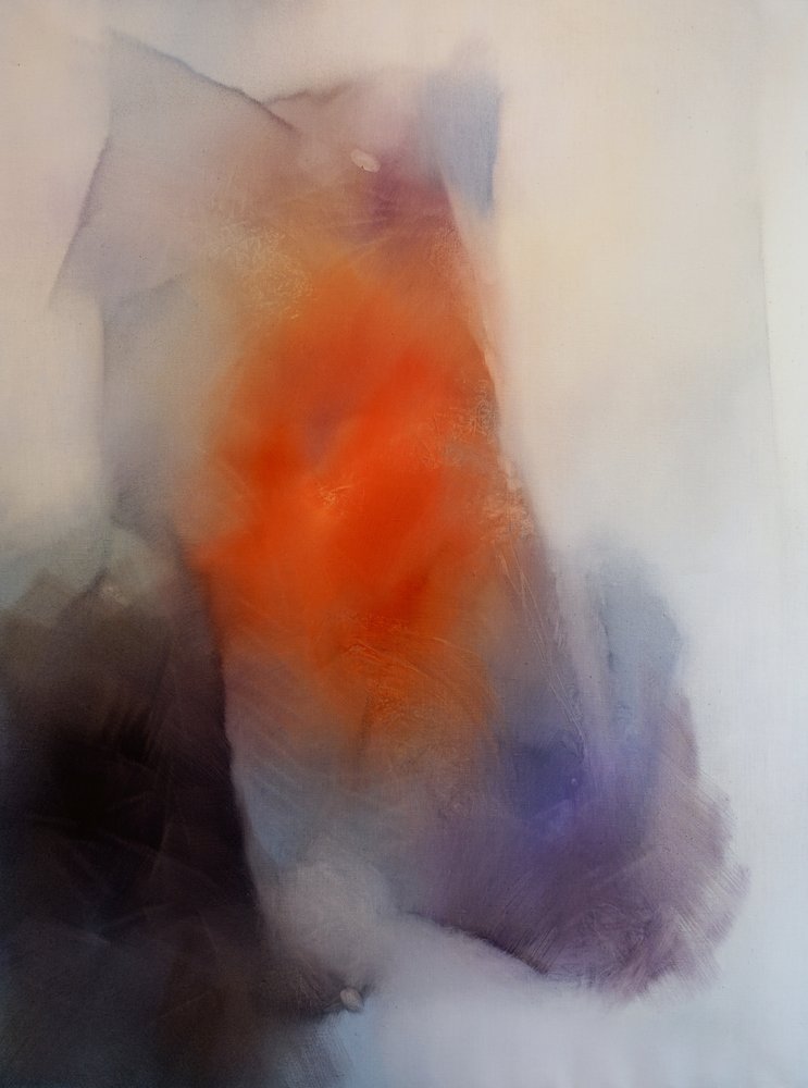 Zachte abstracte stroming door Frederic Belaubre