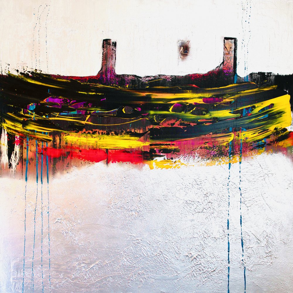 Dynamische abstracte skyline door Fredrik Olsen