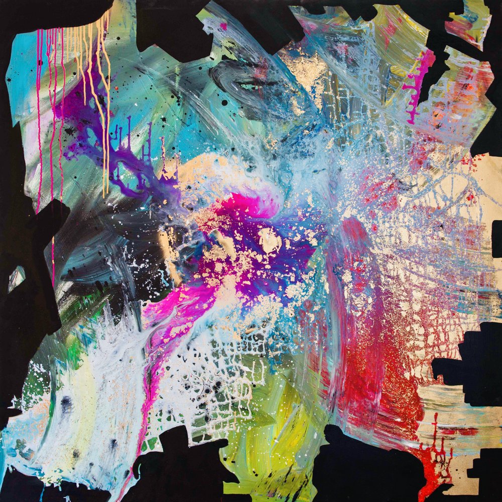 Levendige abstracte energie door Fredrik Olsen