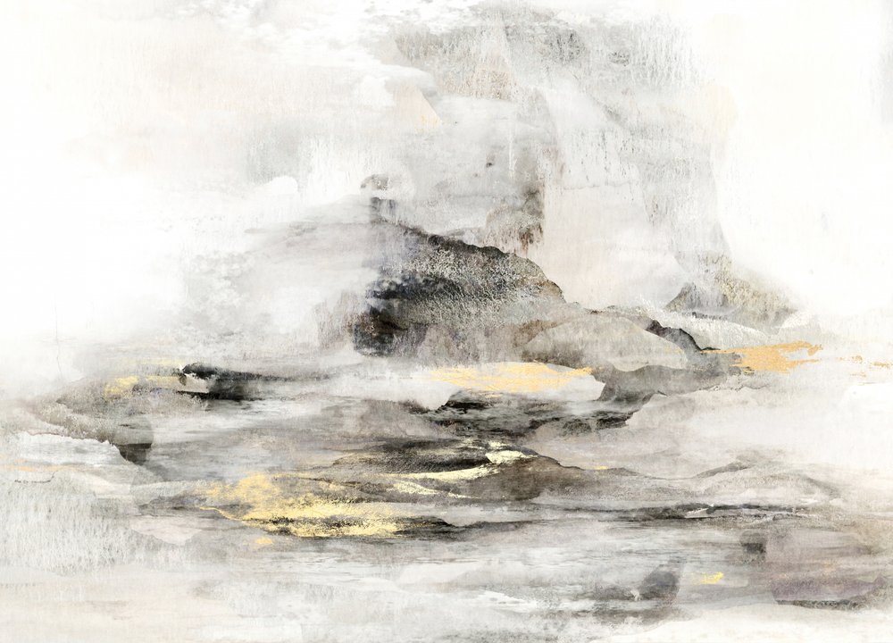 Abstract: Gouden landschap door Gemma Bardot