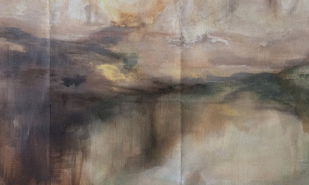 Mistig abstract landschap door Gemma Bardot