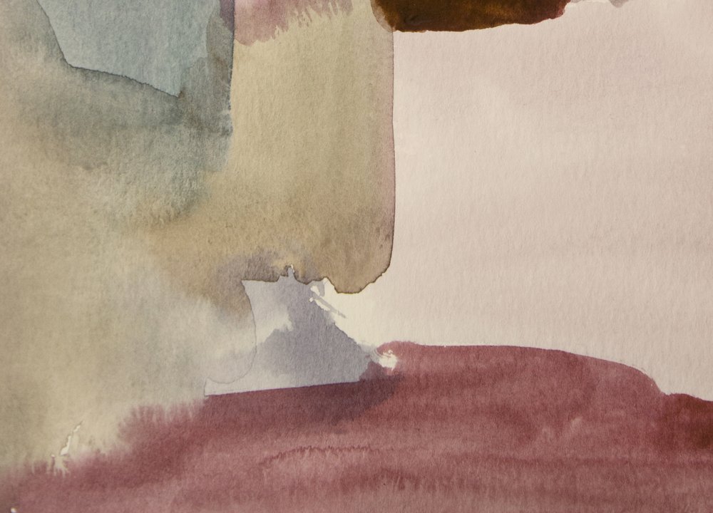 Moderne, ingetogen aquarel door Gemma Bardot