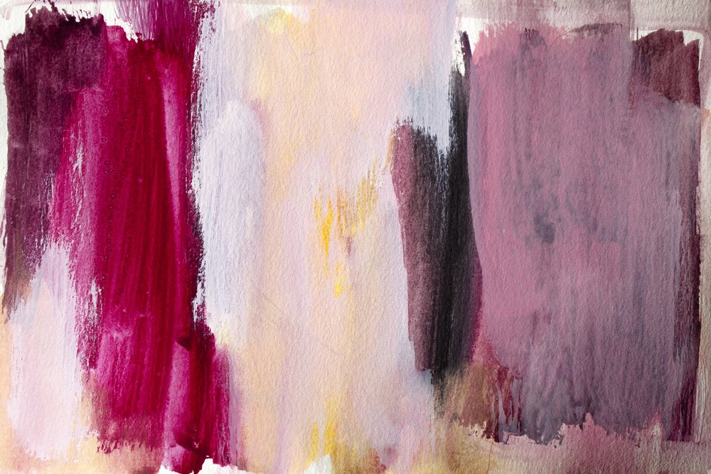 Zachte, abstracte penseelstreken door Gemma Bardot