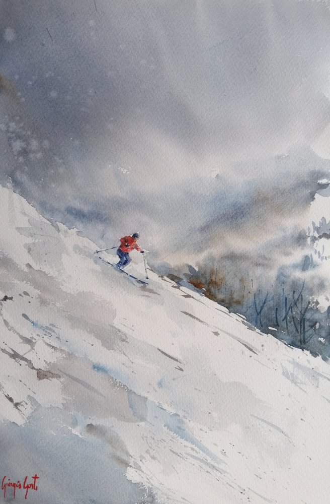 Avontuur op de skipiste door Giorgio Gosti