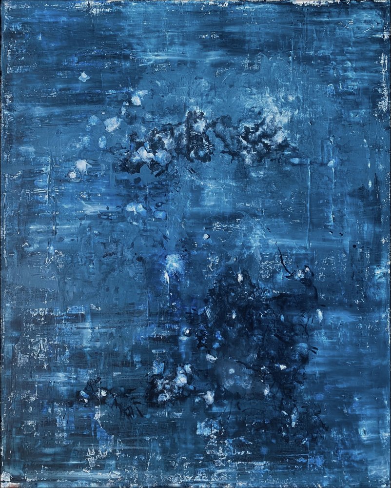 Etherische blauwe diepten door Gustaf Tidholm