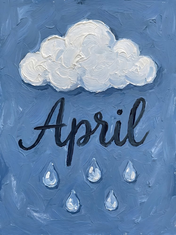 Regenwolk in april door HUGO