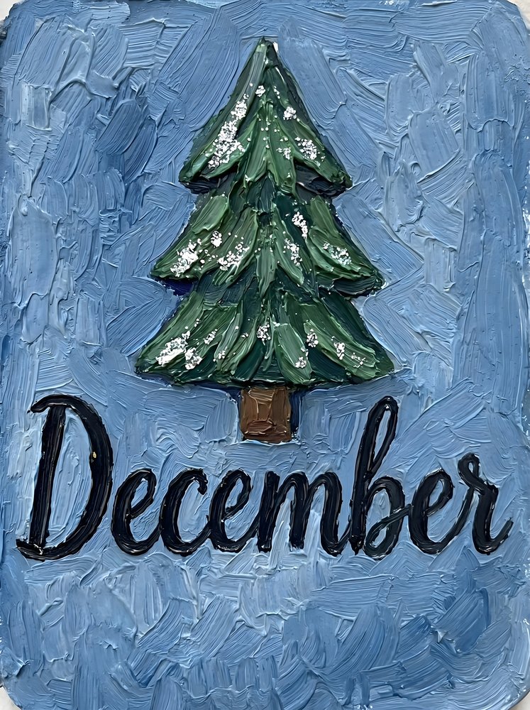 Kerstboom in december door HUGO