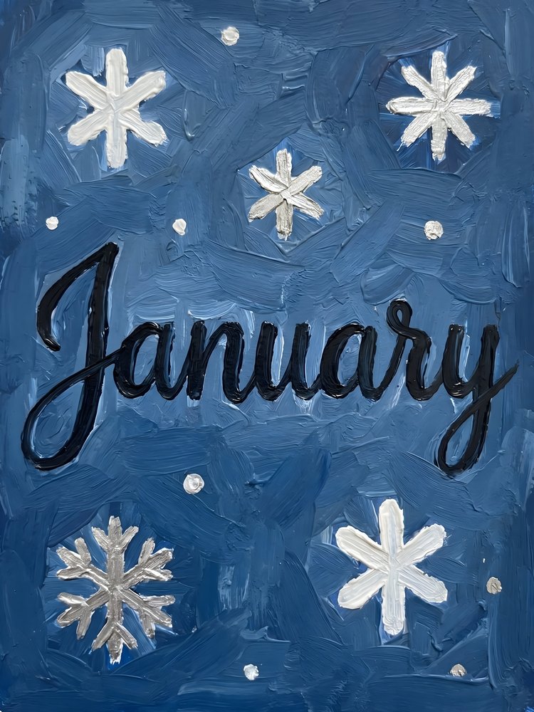 Januari: Winterse sneeuwvlokken door HUGO