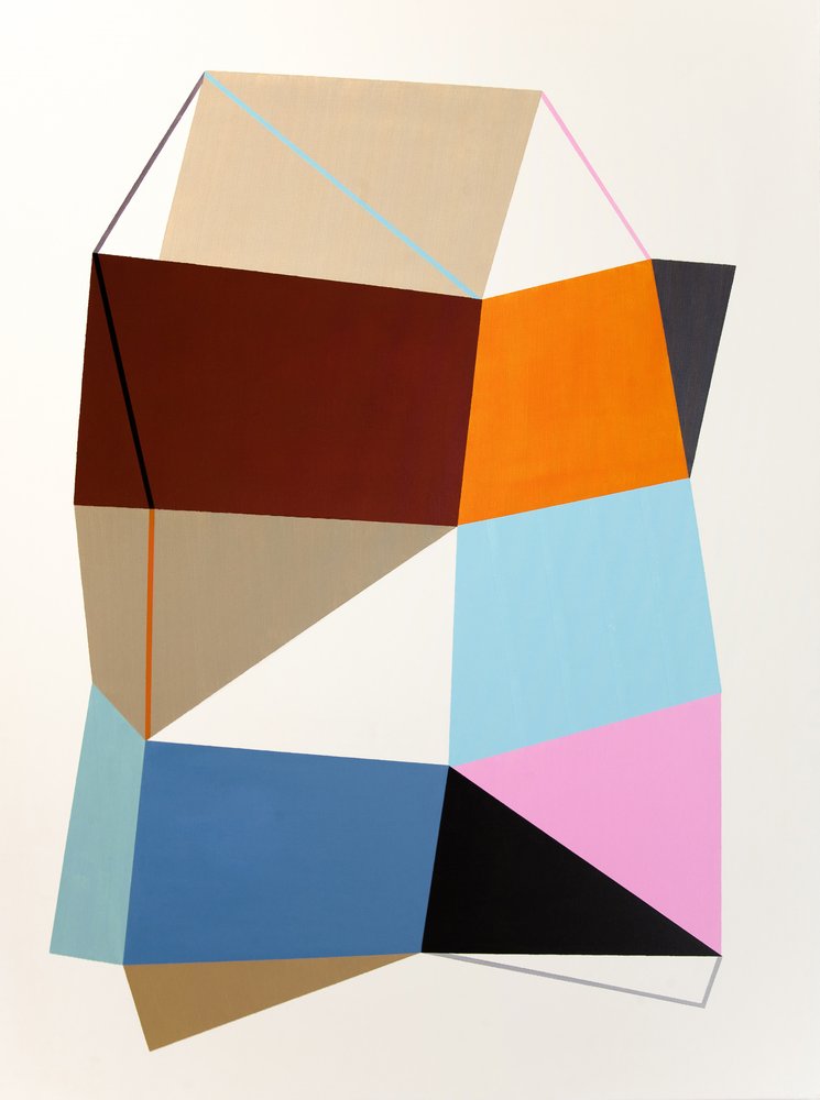 Geometrische kleurblokken door Ildefonso Martín