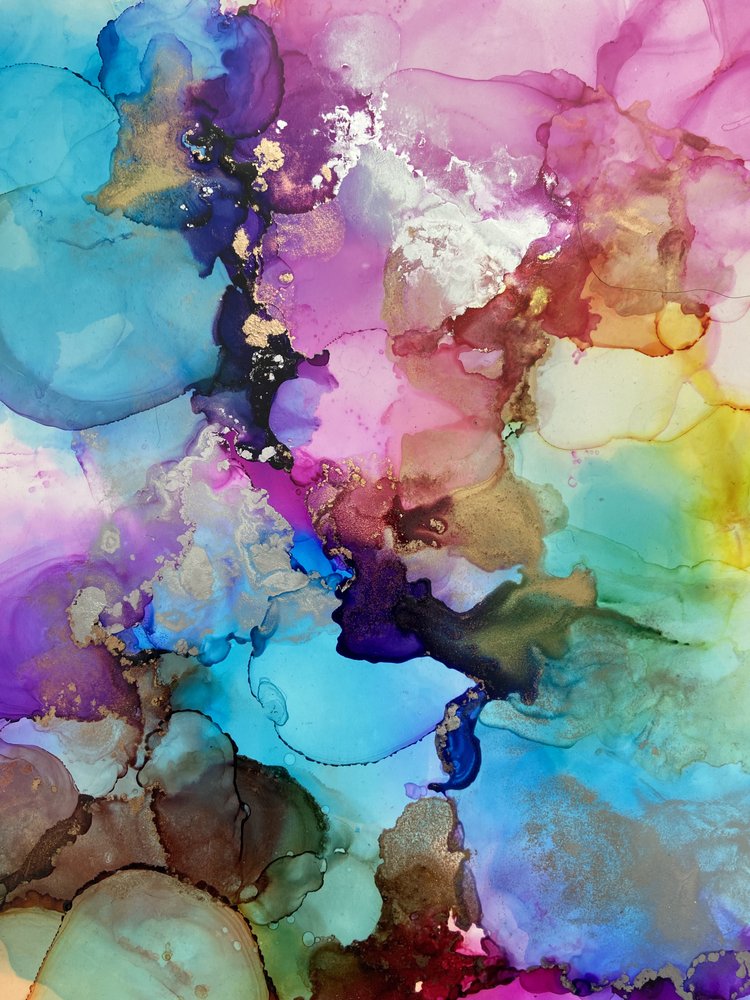 Levendig, vloeiend en abstract door Irene Chua