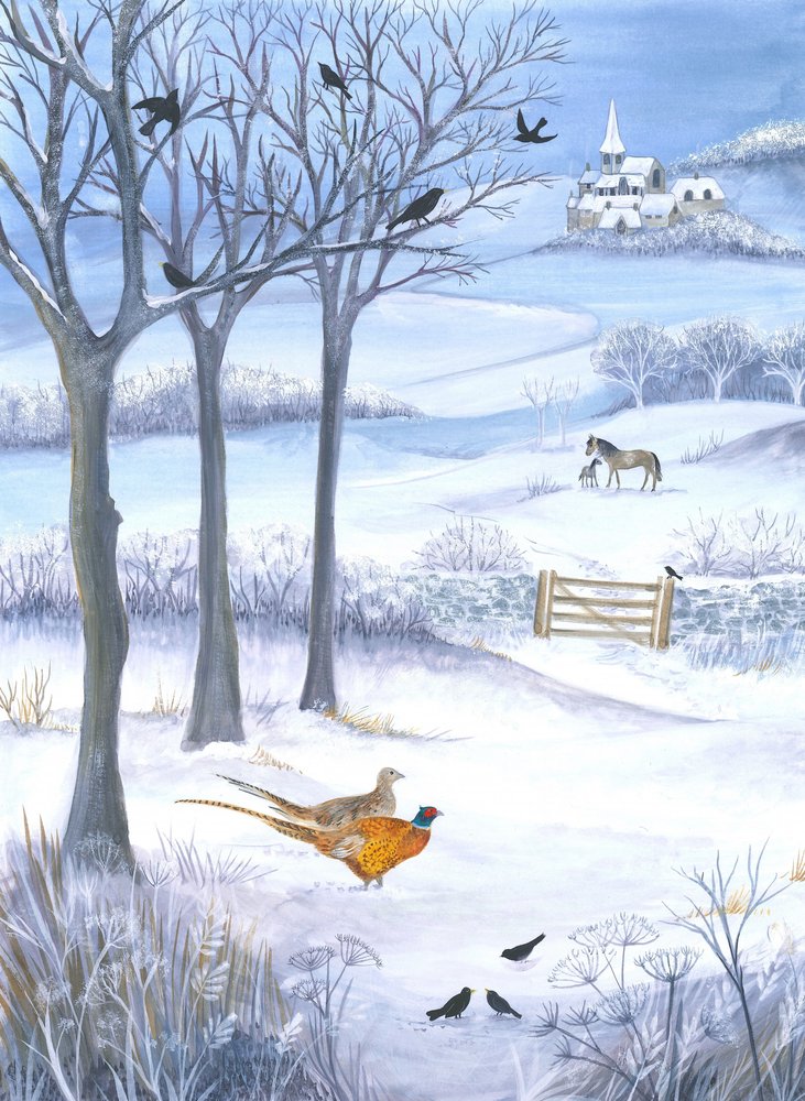 Schoonheid van een winterlandschap door Isabelle Brent