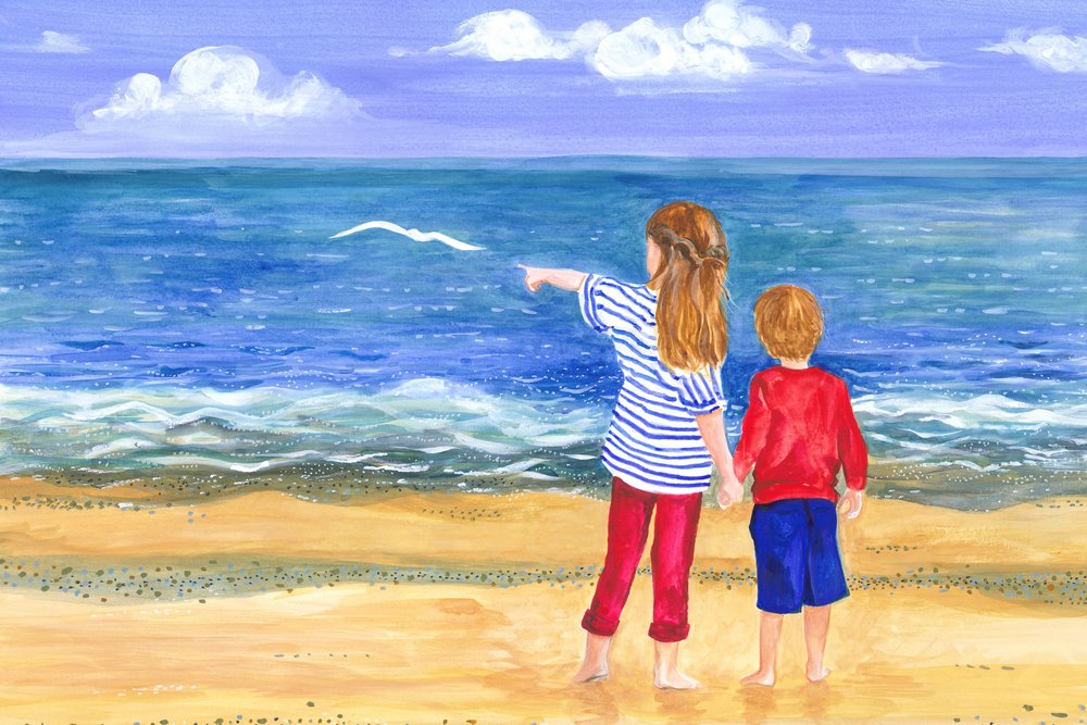Kijk! De prachtige oceaan door Isabelle Brent