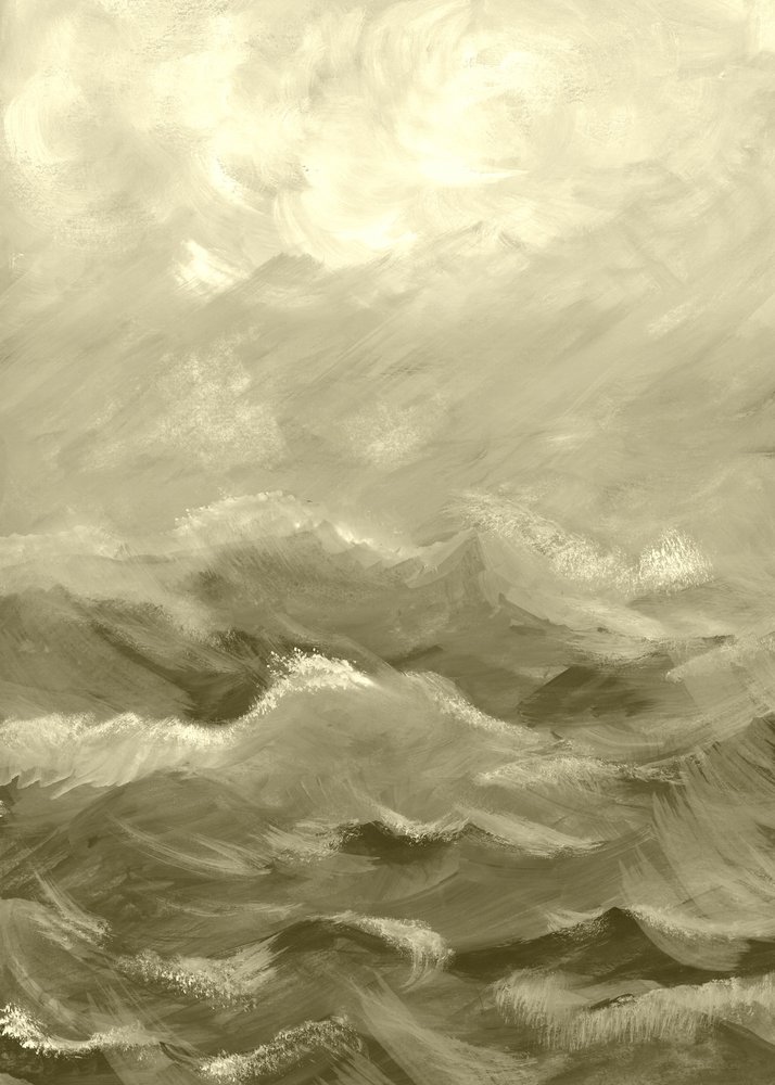 De ruwe zee 2 door Isabelle Brent