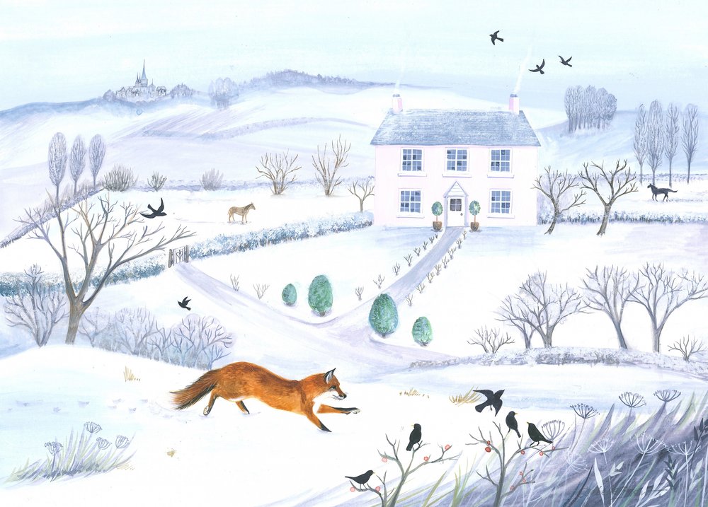 De wintervos door Isabelle Brent
