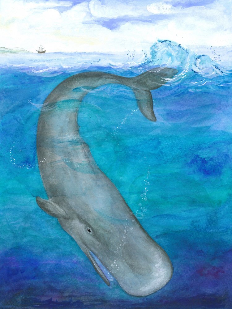 Oceaandans van de walvis door Isabelle Brent