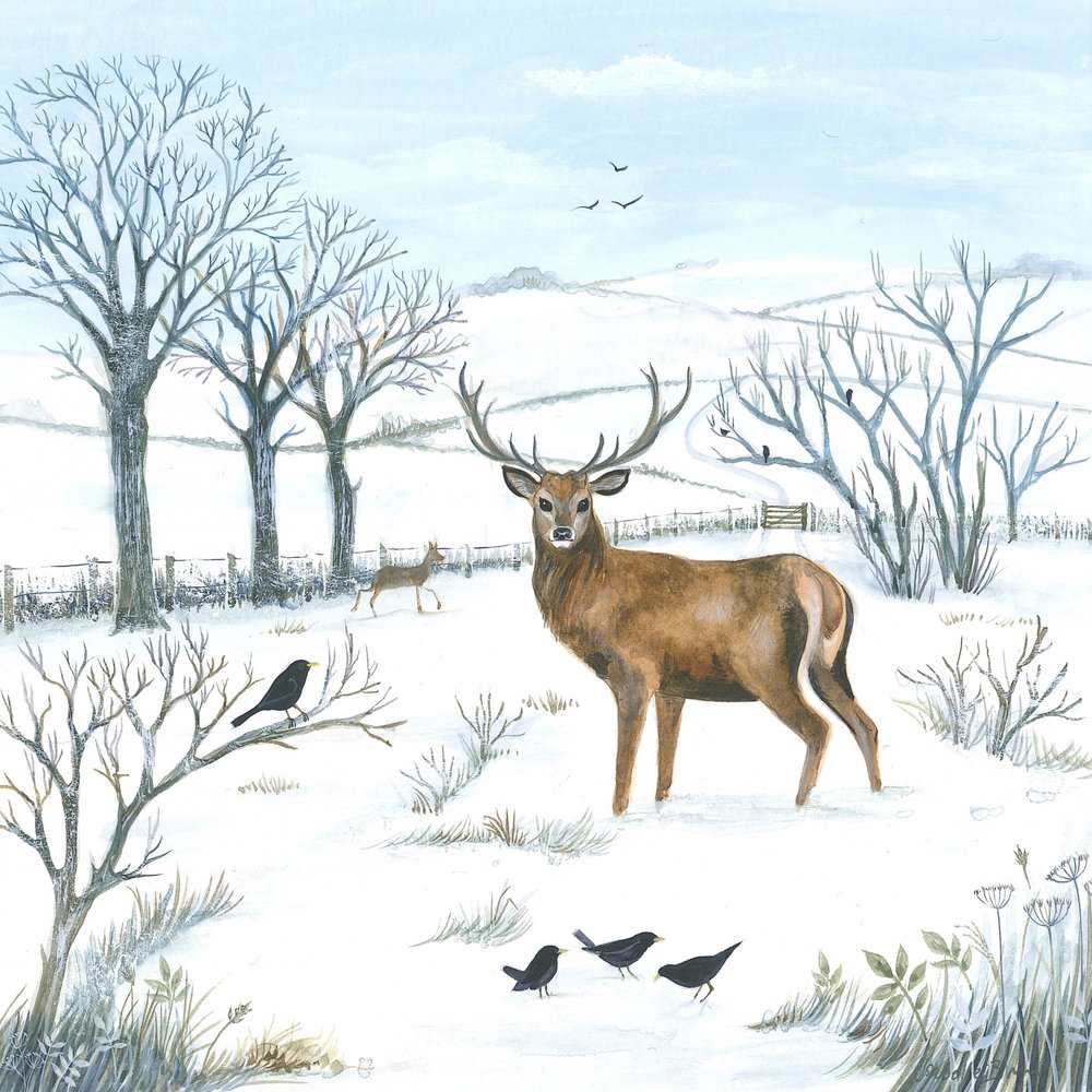 Winterhert door Isabelle Brent
