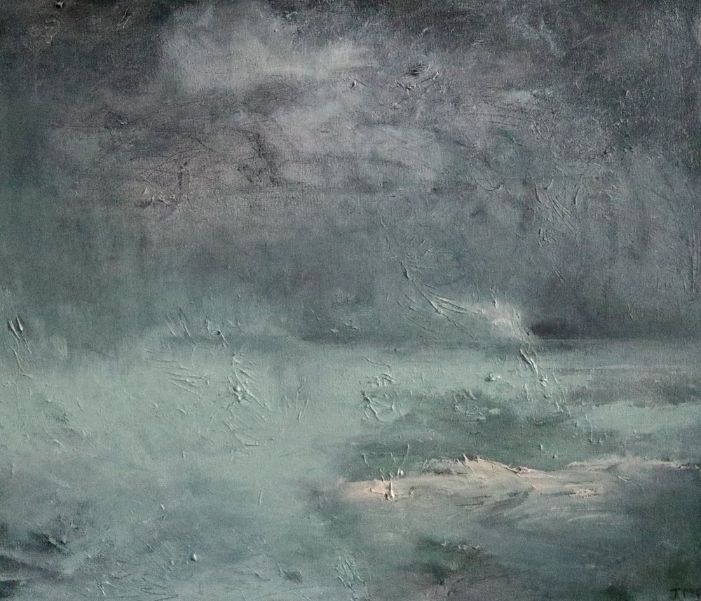 De mistige diepten van de oceaan door JMF FINE ART