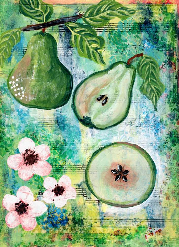 Botanische peren en muziek door Jasmine Goodwin