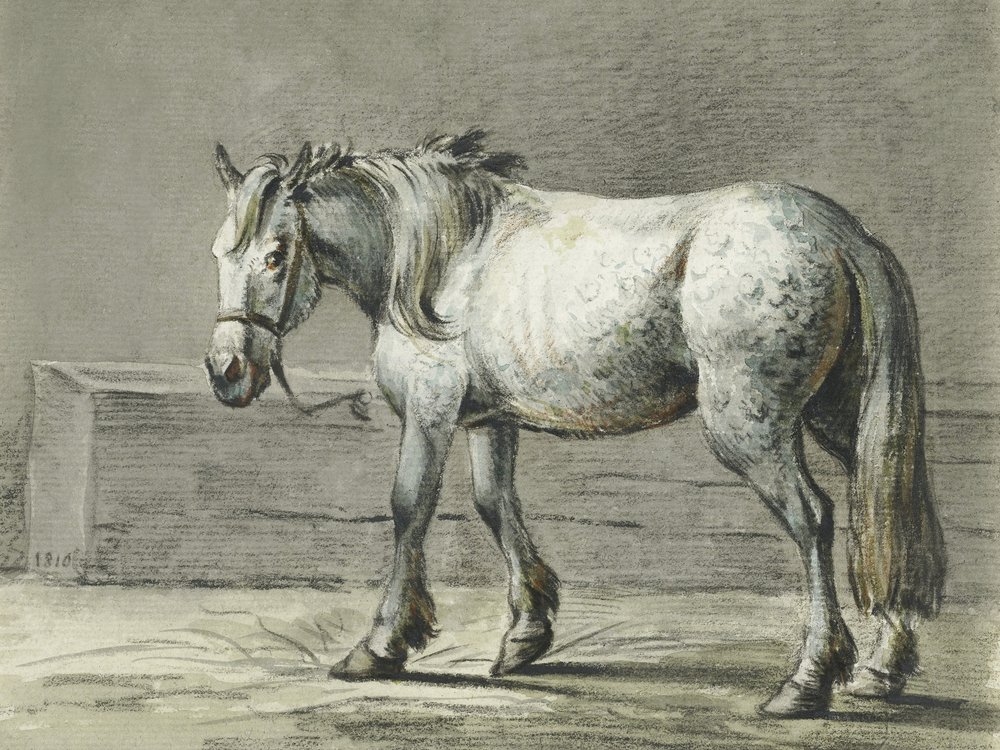 Staand paard (1810–1816) Door Jean Bernard door Jean Bernard