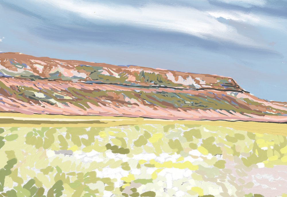 Painted Desert Mesa door Jenna Alheit