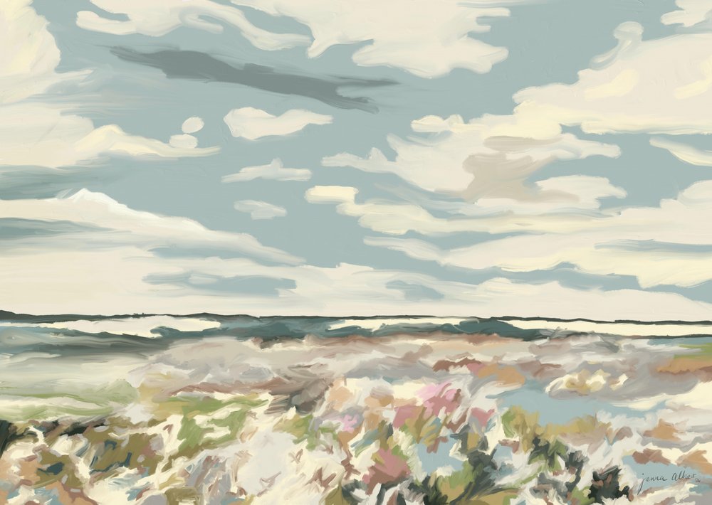 Schilderachtige horizon door Jenna Alheit
