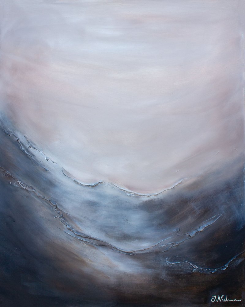 Mistige oceaanhorizon door Jenny Nielsen
