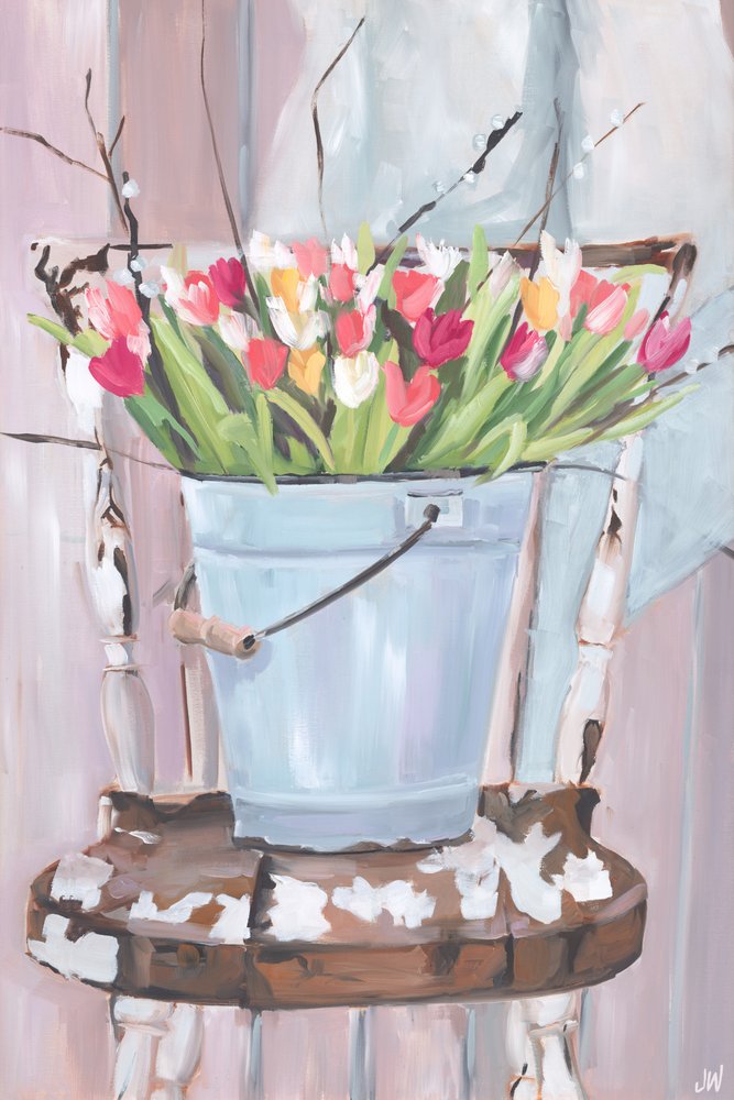 Emmer met bloemen door Jenny Westenhofer
