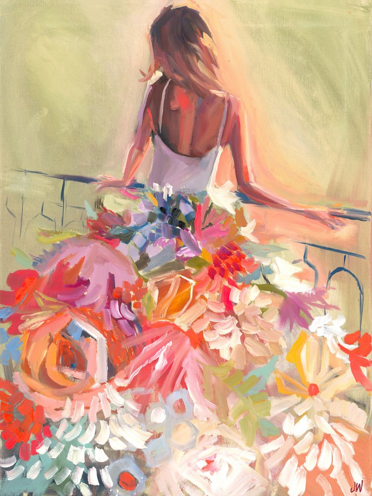 Bloemenjurk door Jenny Westenhofer