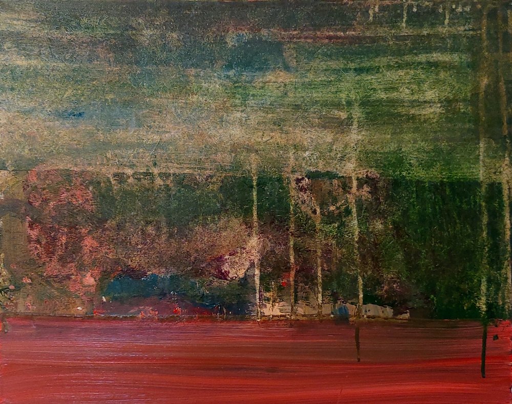 Abstracte boslandschap door Joackim Schou Dahle