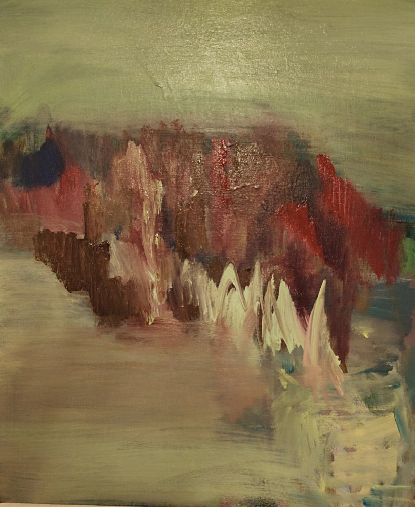 Abstract berglandschap door Joackim Schou Dahle