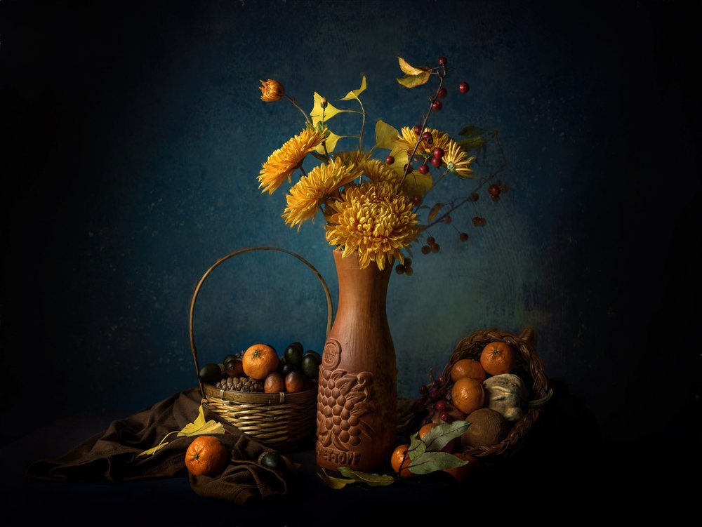 Stilleven in de gouden herfst door John-Mei Zhong