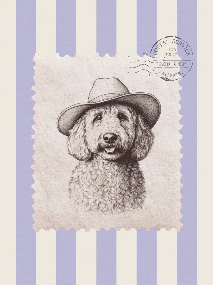 Cowboy-krabbelstempel door Jolly and Dash