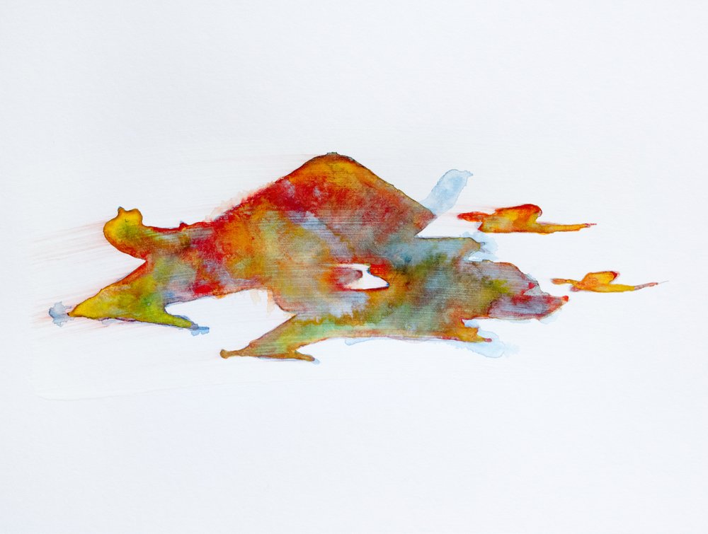 Kleurrijke abstracte beweging door Joshua Hoskins
