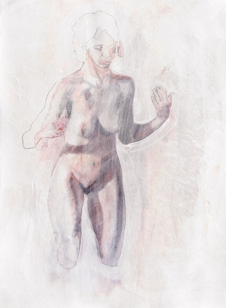 Etherisch naaktfiguur door Joshua Hoskins