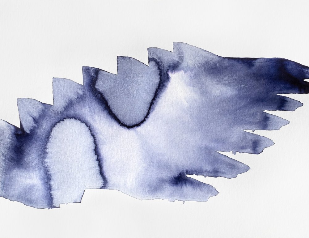 Vloeibare indigo-aquarelverf door Joshua Hoskins