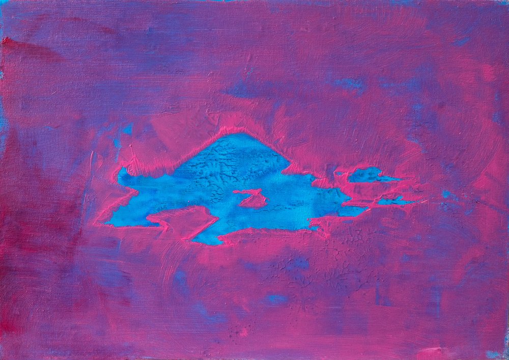 Levendig abstract landschap door Joshua Hoskins